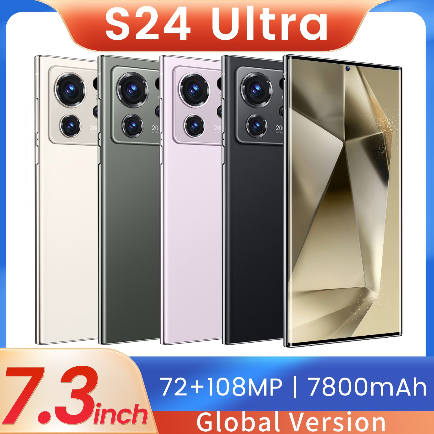 2023 Hot 2+16gb S24 Ultra 5g For 5G cellphone S24 Ultra Telephone